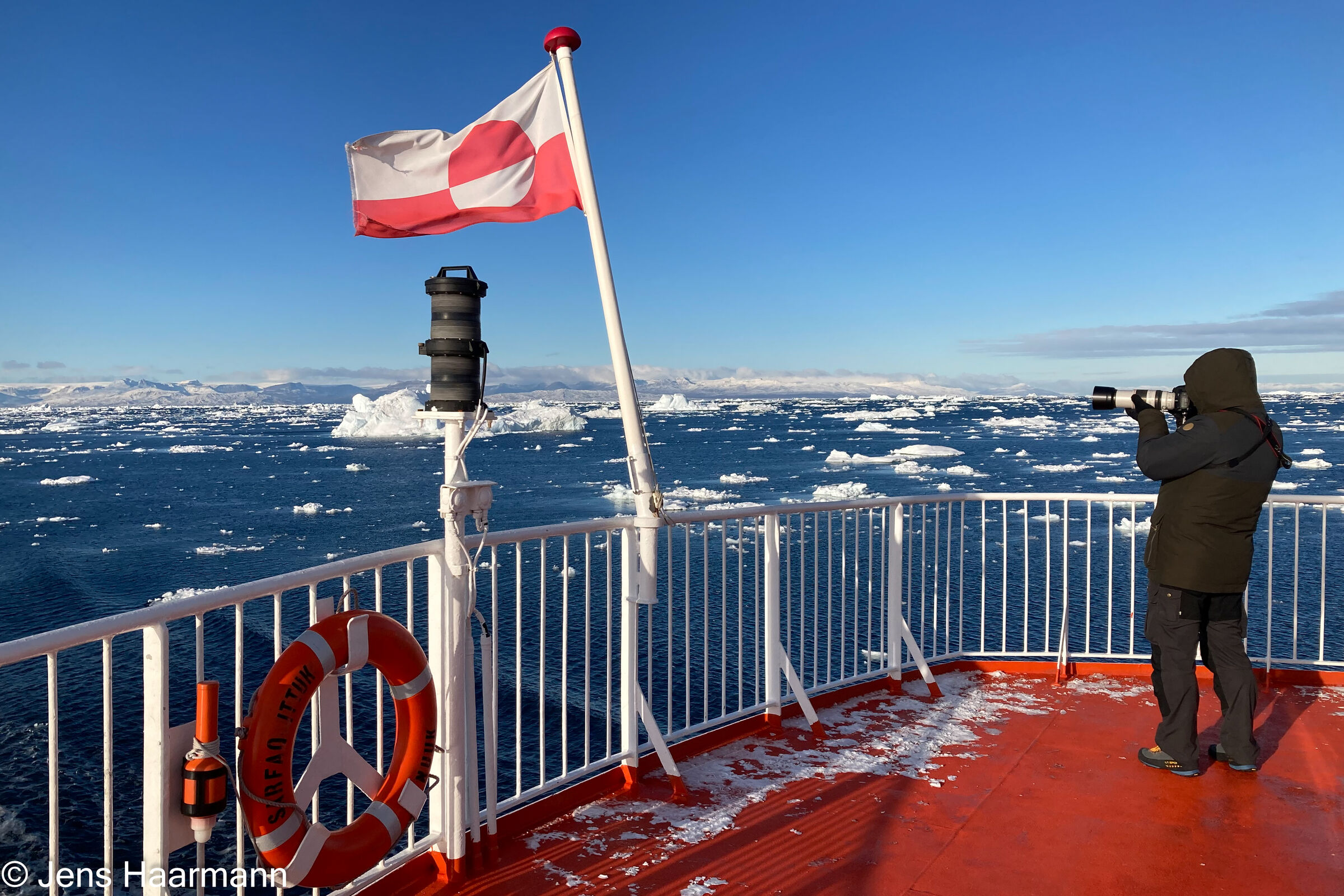 An Bord der Sarfaq Ittuk