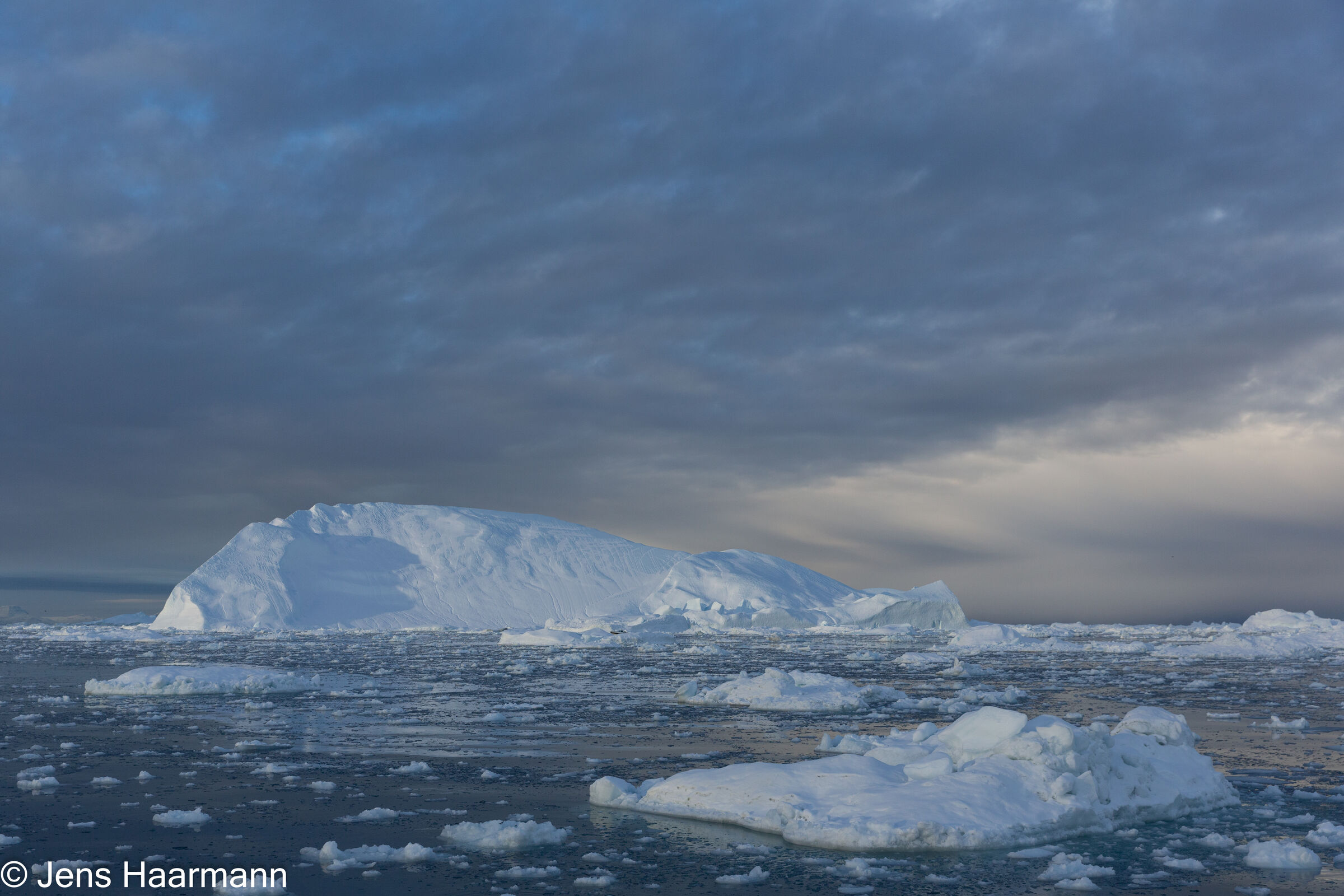 Eisberg und Treibeis