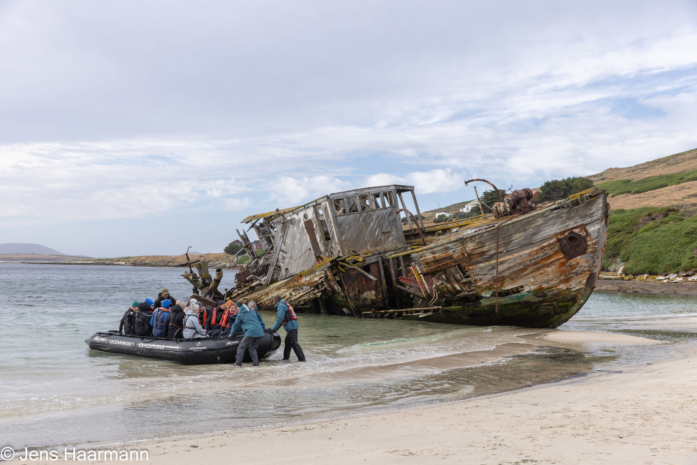 Anlandung in Coffin's Harbour